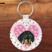 Dachshund Sleutelhanger (Voorkant)