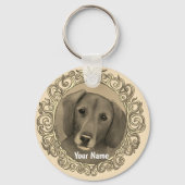  Dachshund Sleutelhanger (Voorkant)