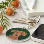 Dachshund-Sleutelhanger Sleutelhanger (Voorkant Rechts)