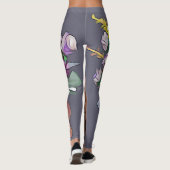 Dachshund sluit Dachshund af Leggings (Achterkant)