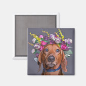 Dachshund sluit Dachshund af Magneet (Voorkant / Achterkant)