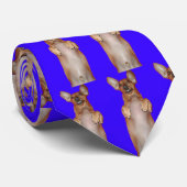 Dachshund Smile Stropdas (Opgerold)