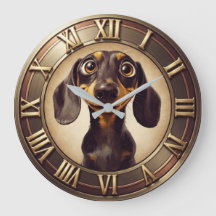 Dachshund Smiling Dog Art | Cute Pet Decor & Gift