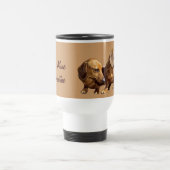 Dachshund Smoothie Travel Mug Reisbeker (Center)