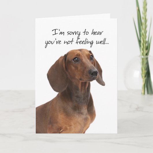 Dachshund Snel-beter-kaart Kaart (Voorkant)