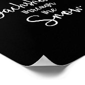 Dachshund Snow Cute Wiener Weiner Dog Owner Christ Poster (Hoek)