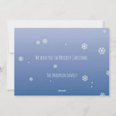 Dachshund Snow Matte 5 x 7 inch, White Envelope In Feestdagenkaart (Achterkant)