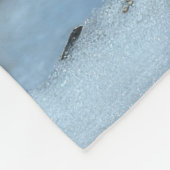 Dachshund Snowy Sleigh Kerst Decor Fleece Deken (Hoek)