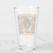 DACHSHUND SOUTHWESTERN ART GLAS (Achterkant)