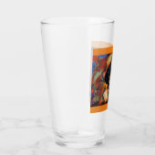 DACHSHUND SOUTHWESTERN ART GLAS (Rechts)