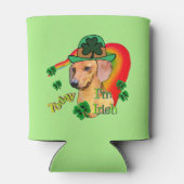 Dachshund St Patricks Day Gifts Blikjeskoeler (Achterkant)