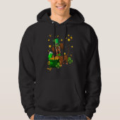 Dachshund St Patrick's Day Irish C Dog Hoodie (Voorkant)