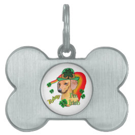 Dachshund St Patricks Huisdieren Naamplaatje