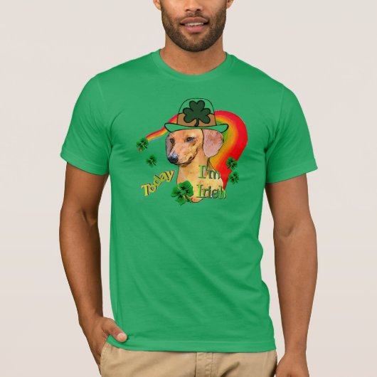 Dachshund St Patricks T-shirt (Voorkant)