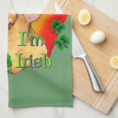 Dachshund St Patricks Theedoek (Quarter Fold)