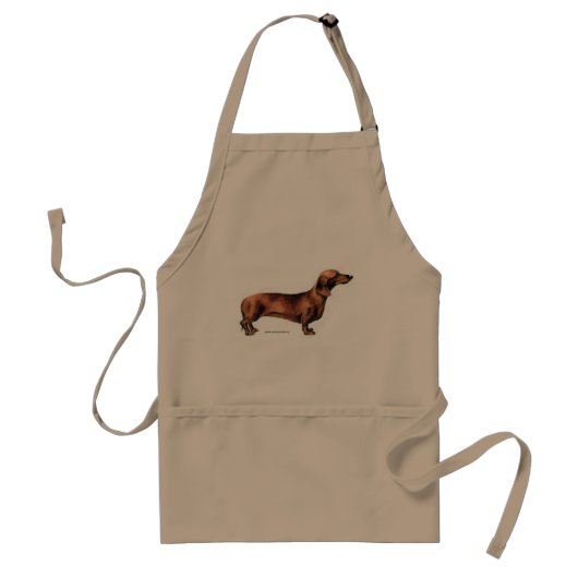 Dachshund Standaard Schort (Voorkant)
