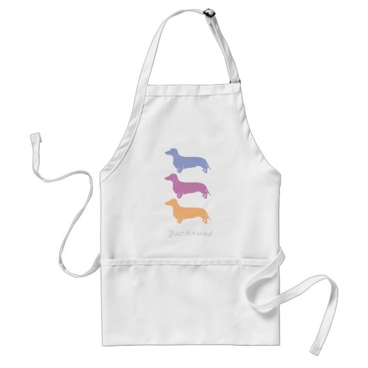 Dachshund Standaard Schort (Voorkant)