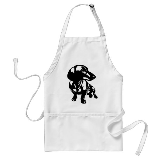 Dachshund Standaard Schort (Voorkant)