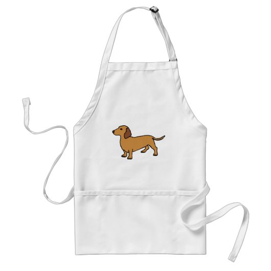 Dachshund Standaard Schort (Voorkant)