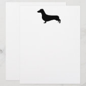 Dachshund Stationery (Voorkant / Achterkant)