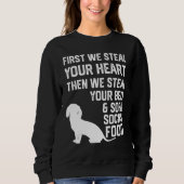 Dachshund Steal Your Heart Steal Your Bed and Sofa Trui (Voorkant)