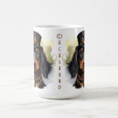 Dachshund Steampunk Hond Koffiemok (Center)
