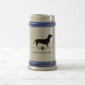 Dachshund Stein Bierpul (Center)