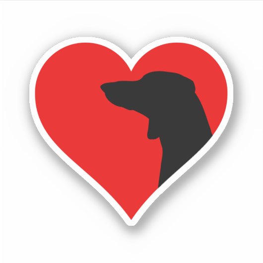 Dachshund Sticker (Voorkant)