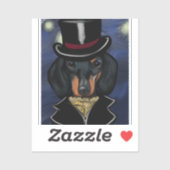 DACHSHUND STICKER (Vel)