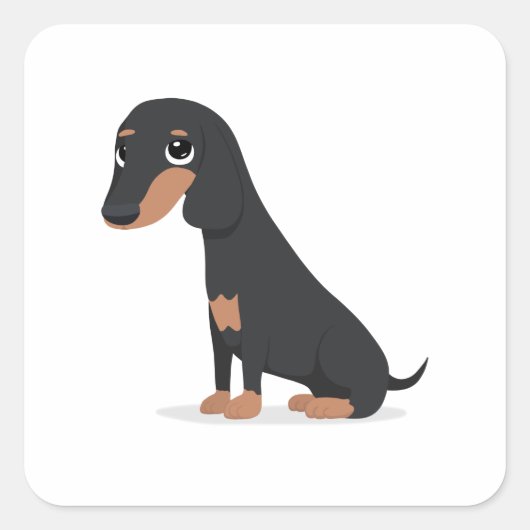 Dachshund Sticker (Voorkant)