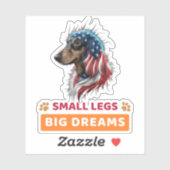 Dachshund Sticker (Vel)