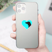 Dachshund Sticker (Telefoon)