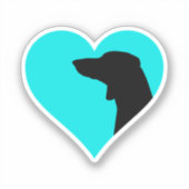 Dachshund Sticker (Voorkant)