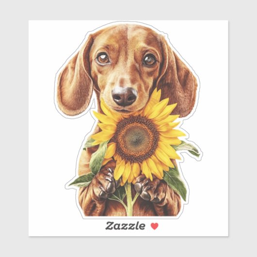 Dachshund Sticker (Vel)