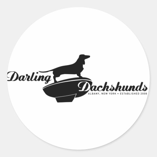 Dachshund Stickers (Voorkant)