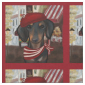 Dachshund  stof (Close Up)