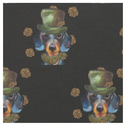 Dachshund stof (Close Up)
