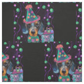 Dachshund stof (Swatch)