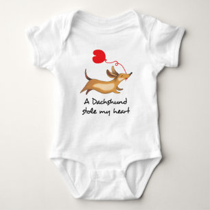 Dachshund Stole my Heart Romper