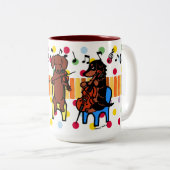 Dachshund String Trio Musician Mok (Voorkant rechts)