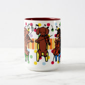 Dachshund String Trio Musician Mok (Center)