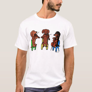 Dachshund String Trio Musicians T-shirt
