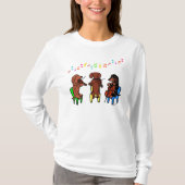 Dachshund String Trio Musicians Tshirt (Voorkant)