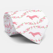 Dachshund Stropdas (Opgerold)