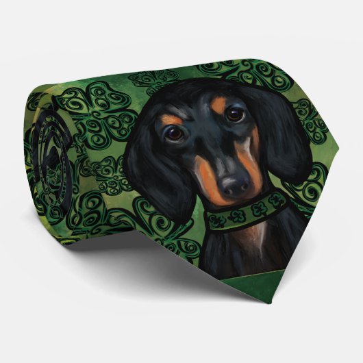 DACHSHUND STROPDAS (Opgerold)