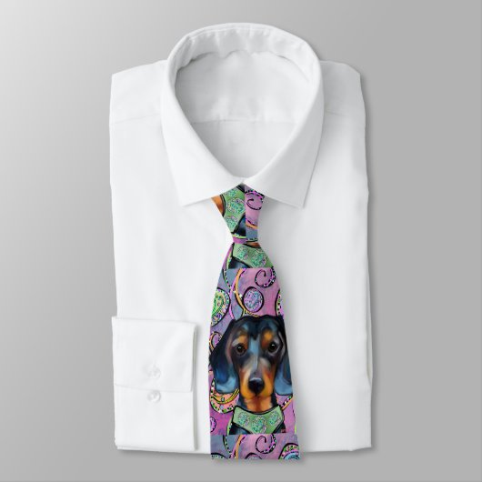 DACHSHUND STROPDAS (Gebonden)