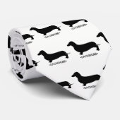 Dachshund-Stropdas Stropdas (Opgerold)
