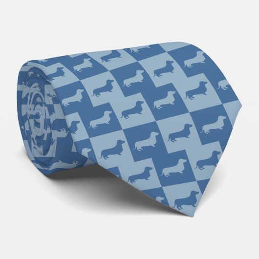 Dachshund-Stropdas Stropdas (Opgerold)