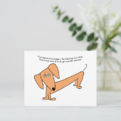 Dachshund Stupid Dog Tricks...voor Poodles! Briefkaart (Staand voorkant)