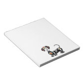 Dachshund Sugar Skull Notitieblok (Schuin)